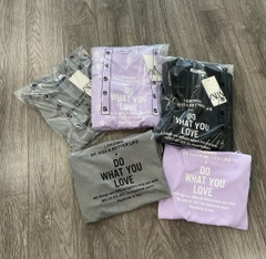 SÉT ZARA ÁO NHÚN 2 BÊN,QUẦN DÀI THUN COTTON GÂN 4 CHIỀU