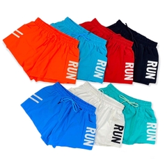 Quần đùi dù 2 lớp Run co giãn có 2 túi