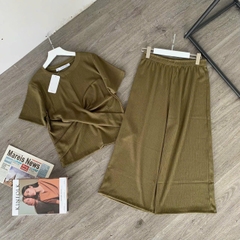 Bộ mango lửng xoắn eo