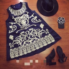 Đầm oversize xịn  họa tiết độc