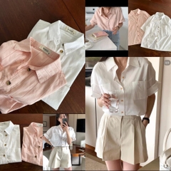 Áo sơ mi cotton siêu xinh