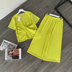 Bộ mango lửng xoắn eo