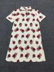 Đầm thun coton cổ sơmi