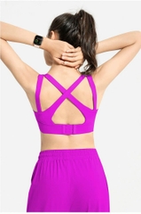 Bộ jogger bra chéo cài sau