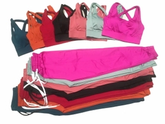 Bộ jogger bra chéo cài sau