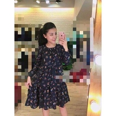 Đầm suôn in hoa, hàng xịn