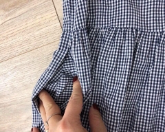 Đầm Kẻ caro nhỏ
