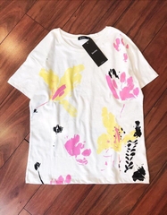 Áo thun cotton in hoạ tiết