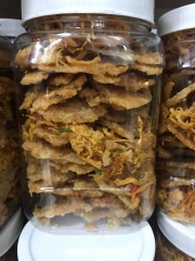 Cơm cháy khô gà ngon giòn ruộm luôn, cay nhẹ