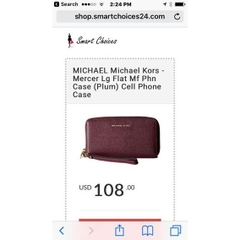 MERCER LARGE LEATHER SMARTPHONE WRISTLET