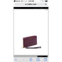 MERCER LARGE LEATHER SMARTPHONE WRISTLET