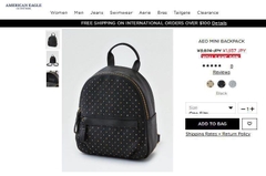 American Eagle mini backpack