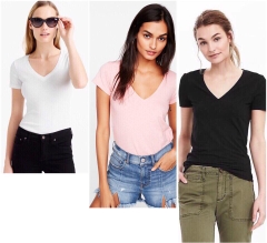 Áo thun *uniqlo* cổ tim 