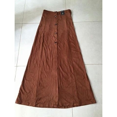 Chân váy MAXI hiệu ASMOSPHER chất da lộn mỏng mịn