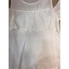 Áo ren cotton rớt vai xinh xắn