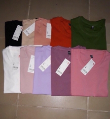 Áo thun cotton uni.q.lo trơn,
