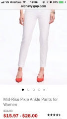 Quần kaki xuất chuẩn *OLD*NAVY xịn - chất kaki