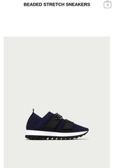 Zara beaded stretch sneaker
