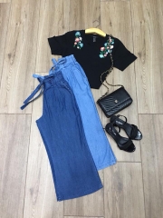 Quần culoss denim lụa! Size SML
