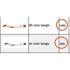 vòng DW auth 100% size nữ - #BANGLE DW Silver/ Rosegold
