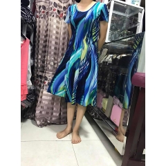 Đầm thun crayon xoè 8 mảnh