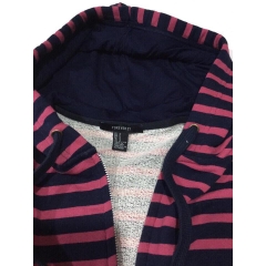 Áo khoát mũ thun da cá.