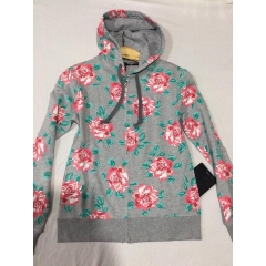 Áo khoát mũ thun da cá.