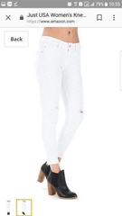 Quần Skinny rách gối chất co giãn nhiều nha khách. Hiệu Justusa