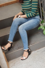 Jean Skinny chất Jean mềm co giãn