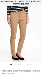 Quần kaki xuất chuẩn *OLD*NAVY xịn - chất kaki