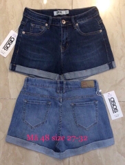 Short jean vải xuất dư