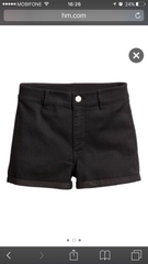 Short h&m lưng cao