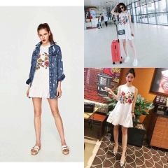 Đầm đuôi cá thêu xinh