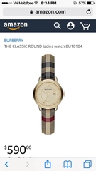 BUBBERY WATCHES couple code BU10104