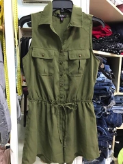 Jumsuit sơmi vải lanh ( ko phải vải toan nha)