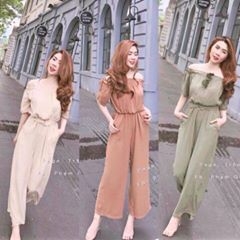jumpsuit Free size ( 48-56 kg)