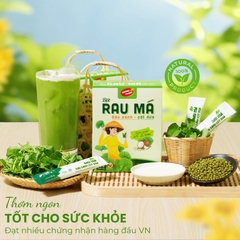 Rau Má Đậu Xanh Cốt Dừa - Hộp 180g (12 gói x 15 g)