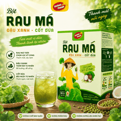 Rau Má Đậu Xanh Cốt Dừa - Hộp 180g (12 gói x 15 g)