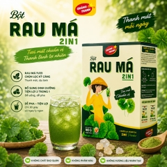 Rau Má 2in1 Đường Phèn - Hộp 180g (12 gói x 15 g)