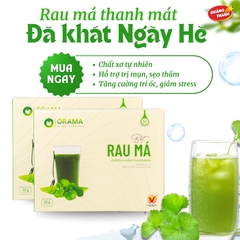 Rau Má Uống Liền Không Đường - Hộp 45g (15 Gói x 3g)
