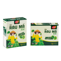Combo 2 - Hộp bột rau má 2IN1 180g (12 gói x 15 g)