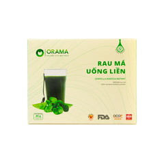 Rau Má Uống Liền Không Đường - Hộp 45g (15 Gói x 3g)