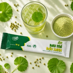 Rau Má Đậu Xanh - Hộp 180g (12 gói x 15 g)
