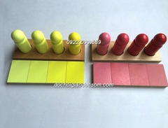 Bộ phân biệt màu 4 cấp độ - Giáo cụ Montessori