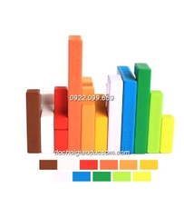 Bộ ghép hình động vật tangram - Animal building block - Loại dày đẹp