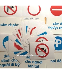 FLASH CARD BIỂN BÁO GIAO THÔNG  hàng chuẩn