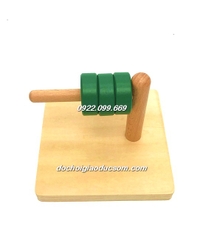 Khoanh tròn và trục ngang - Giáo cụ Montessori 0-3 tuổi