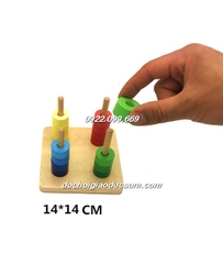 Bộ 16 món Giáo cụ Montessori 0-3 tuổi