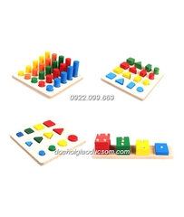 Bộ 8 món Montessori - mẫu 1