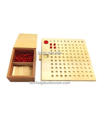 Bộ nhân chia kèm hộp đựng - Giáo cụ Montessori